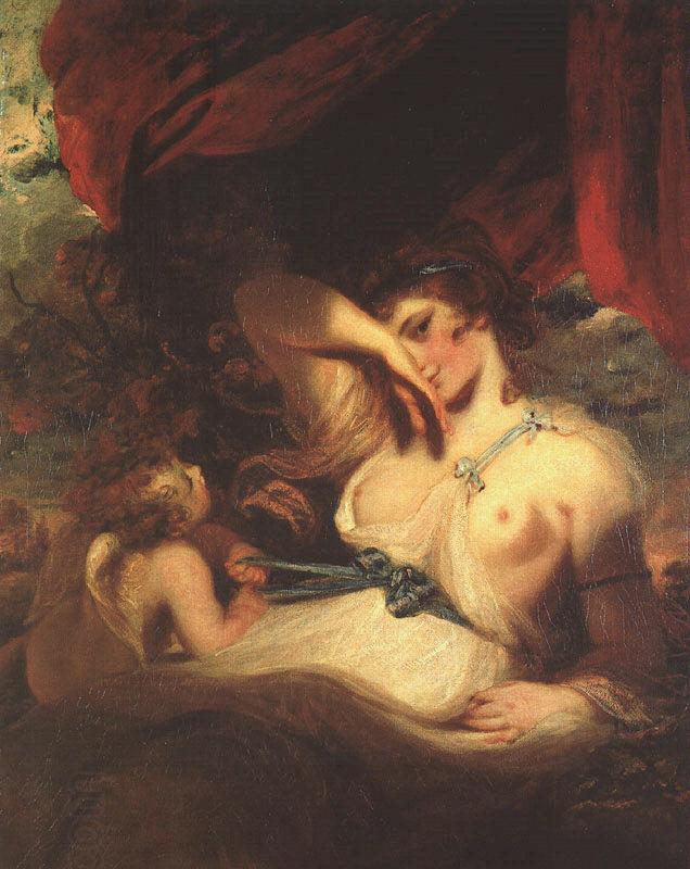 Sir Joshua Reynolds Cupid Unfastens the Belt of Venus China oil painting art